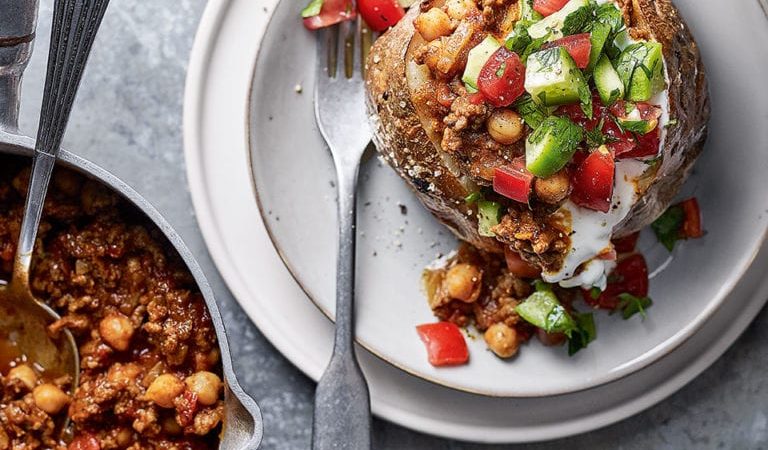 Spiced Beef Mince Jacket Potato Recipe